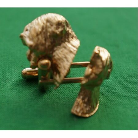 cuff links gold plated