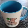 Wheaten with 4 leaf clover ceramic mug