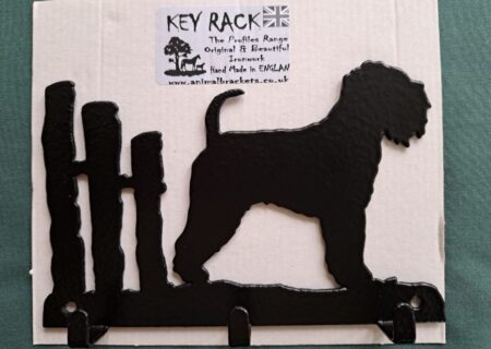 A wheaten terrier profile 3 key rack